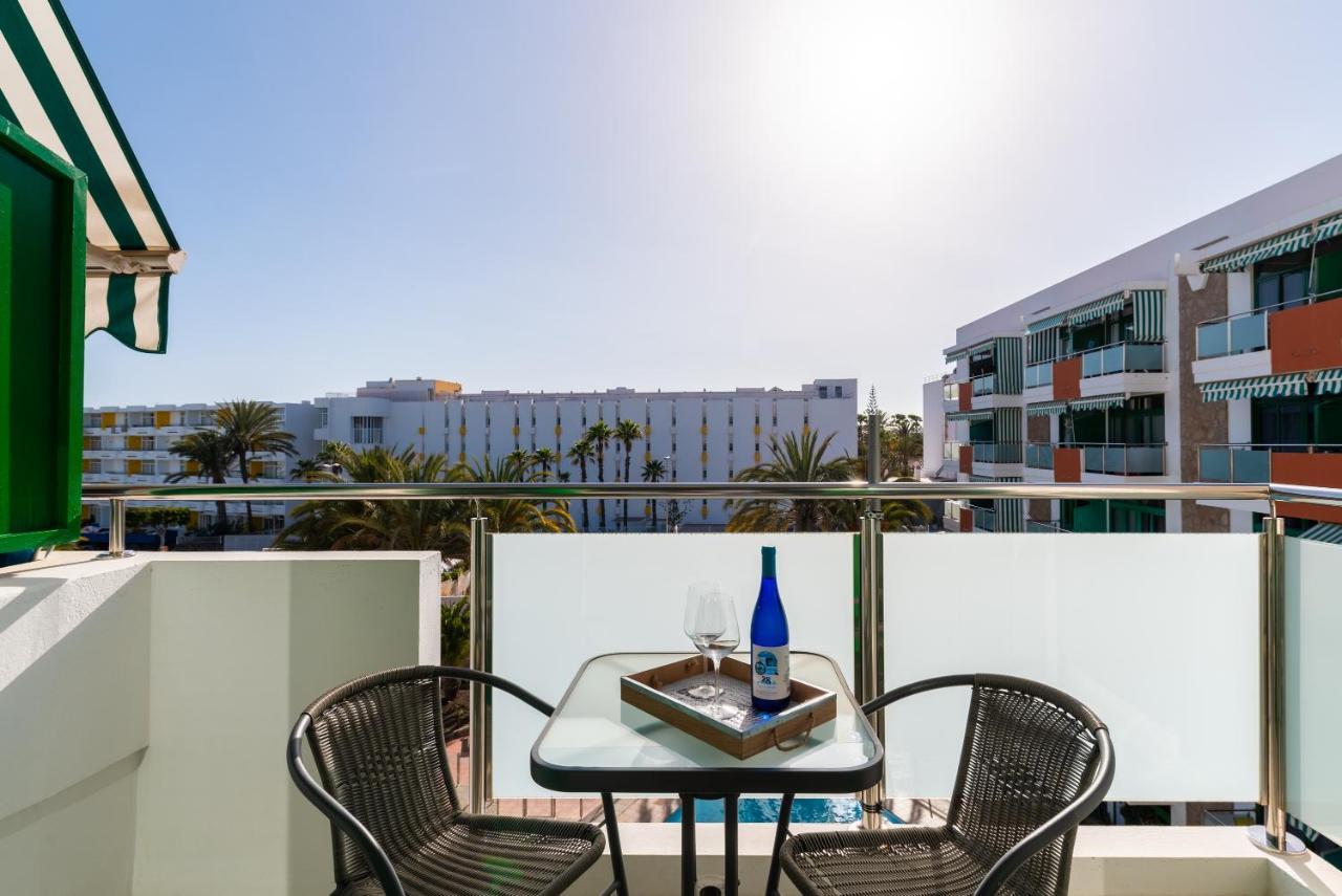 פלאייה דל אינגלז Apartment Palm Trees View Of The Dunes מראה חיצוני תמונה